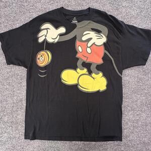 Disneyland Resort Walt Disney‎ World Black Graphic T-Shirt XL #384